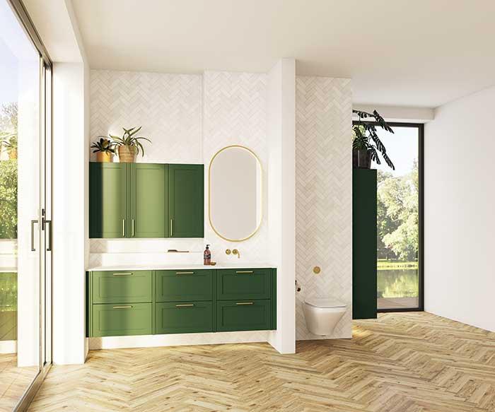 Dansani Luna Classic 180 møbelsæt m/Minore vask og rammefronter - Valgfri farve Dansani Luna Classic 180 møbelsæt m/Minore vask og rammefronter - Valgfri farve