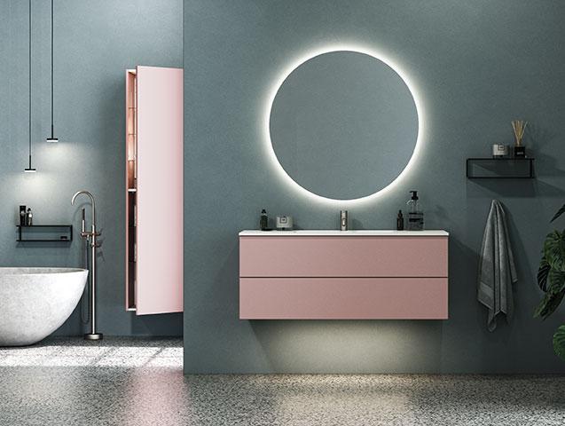 Dansani Luna Urban 120 møbelsæt m/Minore vask og skuffer - Valgfri farve Dansani Luna Urban 120 møbelsæt m/Minore vask og skuffer - Valgfri farve