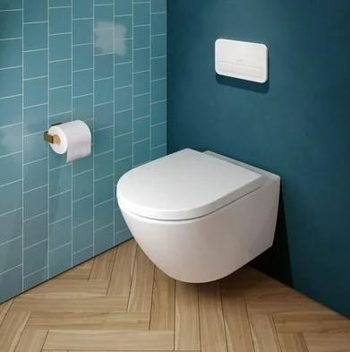 V&B Subway 3.0 v&aelig;gh&aelig;ngt toilet m/CeramicPlus og TwistFlush