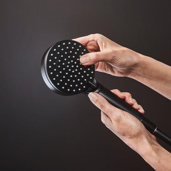 hansgrohe Vernis Blend EcoSmart showerpipe Ø200 - Mat sort