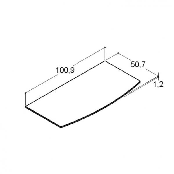 Dansani Luna Vintage 100 møbelpakke m/Circle håndvask - Valgfri farve